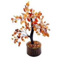 Carnelian Gemstone Tree for Focus