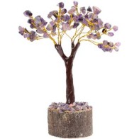 Amethyst Gemstone Tree with 160 Beads