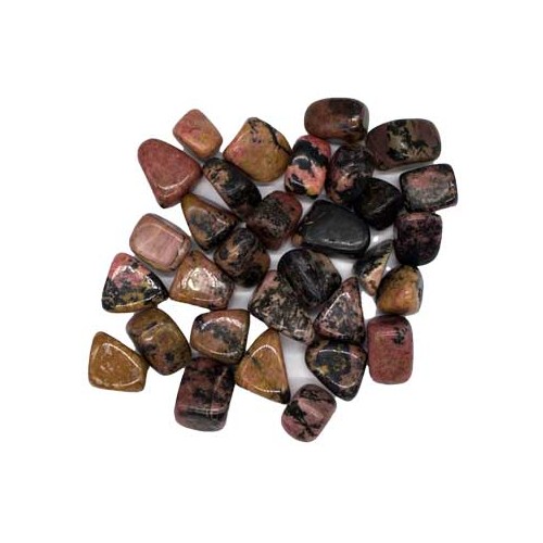 Rhodonite Tumbled Stones 1 lb - High Energy Crystal