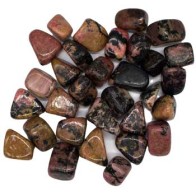 Rhodonite Tumbled Stones 1 lb - High Energy Crystal