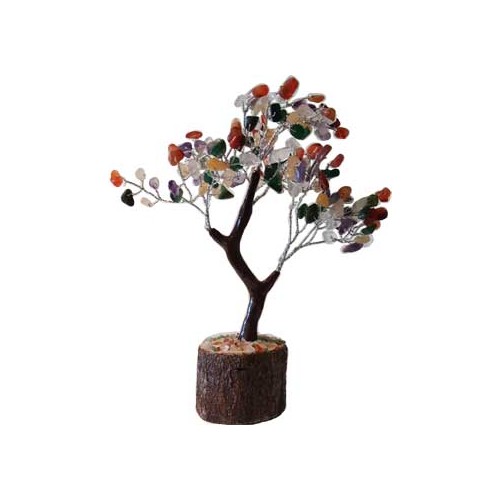 Mixed Agate Gemstone Tree