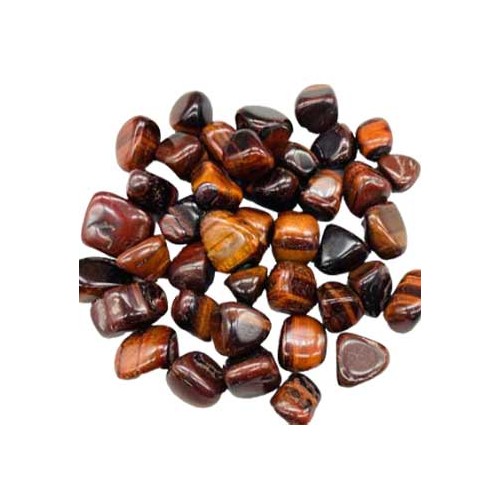 1 lb Red Tiger Eye Tumbled Stones