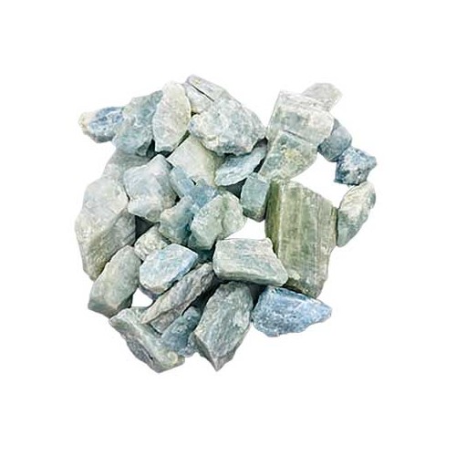 Piedras de Acuamarina Sin Pulir de 1 lb para Curación y Protección