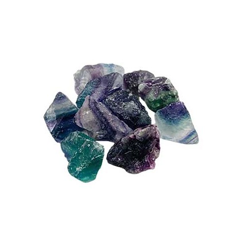 1 lb Rainbow Fluorite Stones for Healing