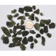 25.3g Moldavite Sin Tumbado para Transformación