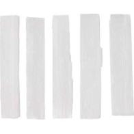 Set of 5 Selenite Mini Sticks for Energy Cleansing