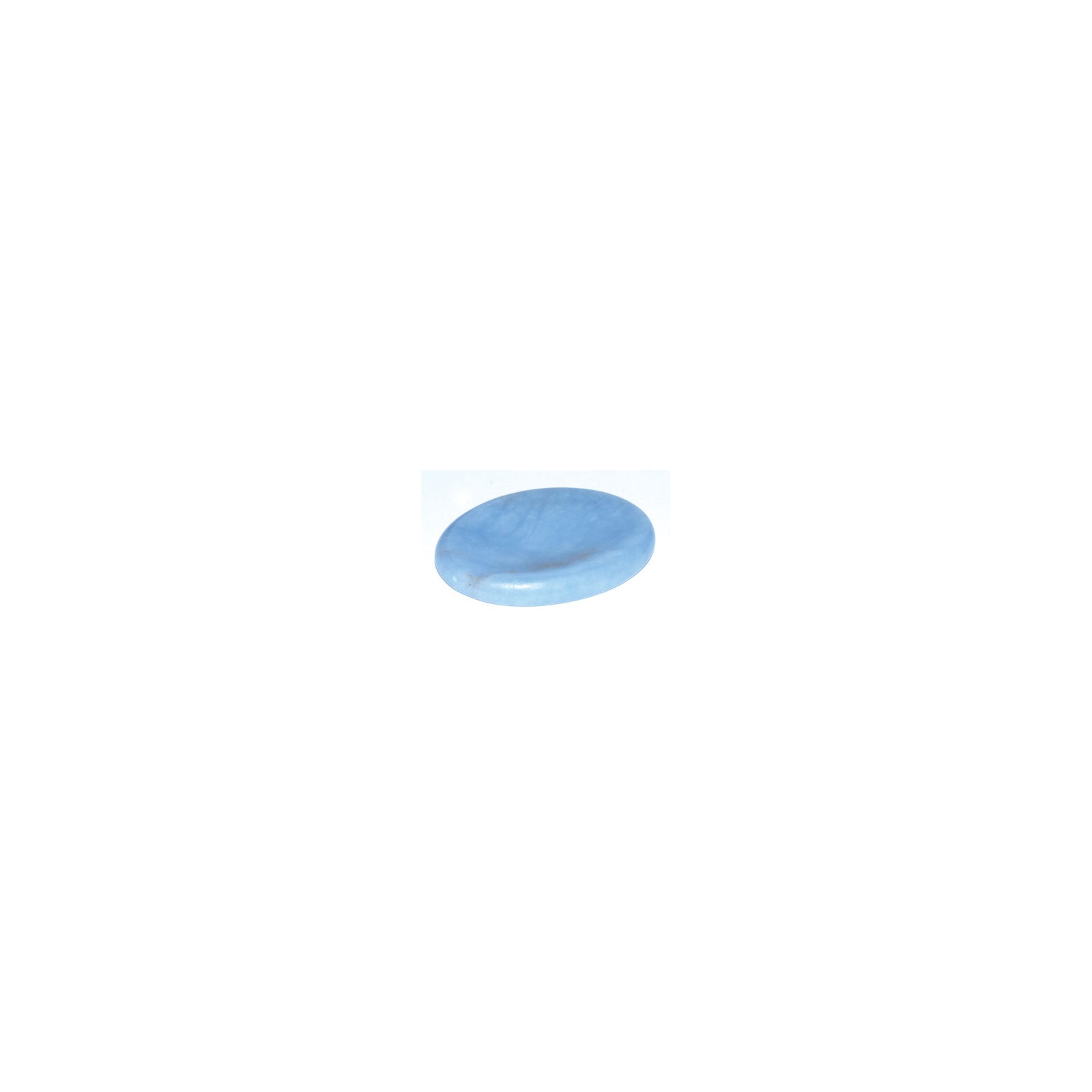 Angelite Worry Stone for Stress Relief