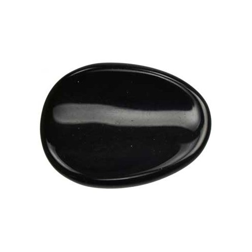 Black Obsidian Worry Stone for Grounding