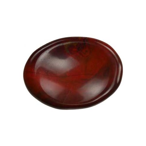 Red Jasper Worry Stone for Emotional Relief