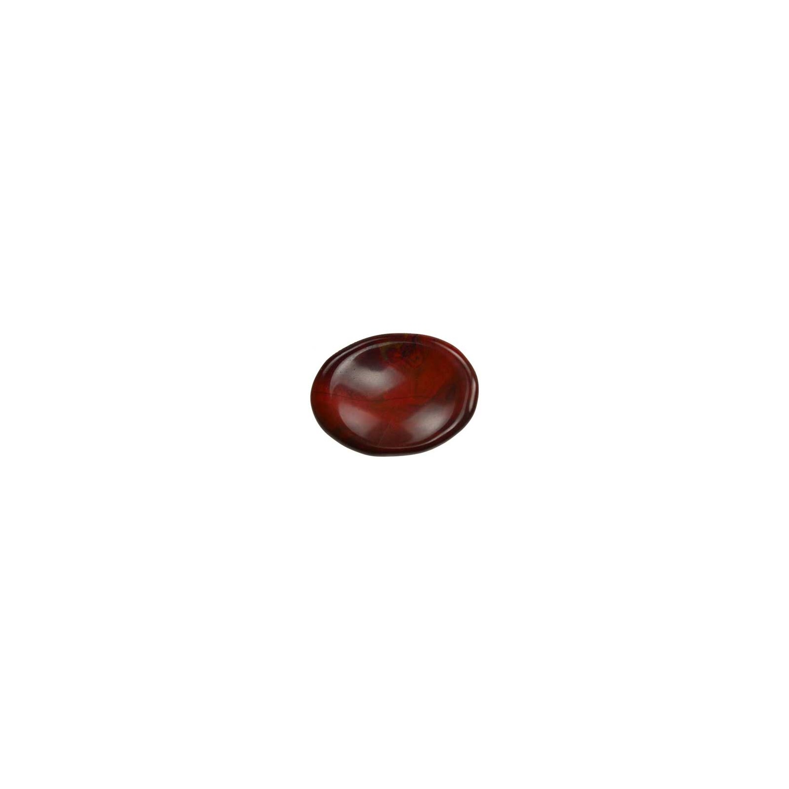 Red Jasper Worry Stone for Emotional Relief