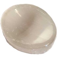 Selenite Worry Stone for Stress Relief