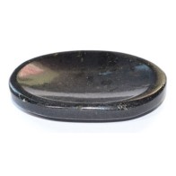 Black Tourmaline Worry Stone for Protection