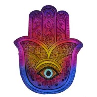 Hamsa Hand Incense Burner 6-Inch