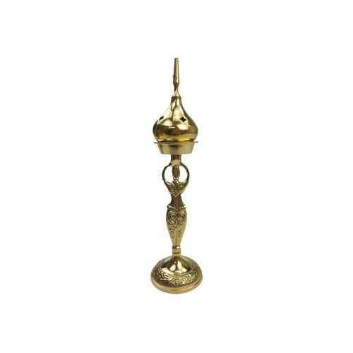 Goddess Brass Incense Burner 9 inch