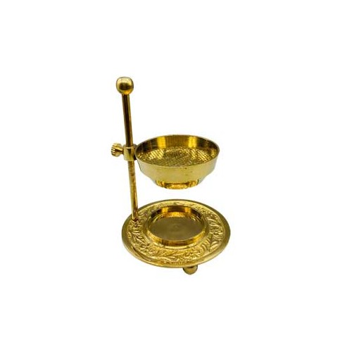 4 Inch Adjustable Brass Resin Incense Burner