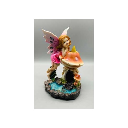 6.75" Fairy Backflow Incense Burner