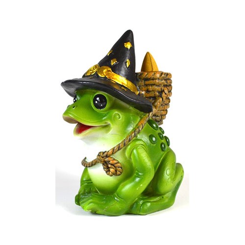 Mystical Frog Backflow Incense Burner for Relaxation