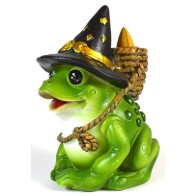 Mystical Frog Backflow Incense Burner for Relaxation