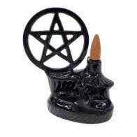 Pentagram Backflow Incense Burner for Home