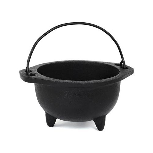 6" Cast Iron Cauldron for Rituals