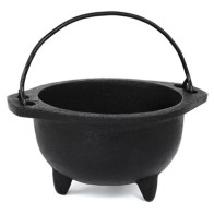 6" Cast Iron Cauldron for Rituals