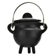 Plain Cast Iron Cauldron for Rituals