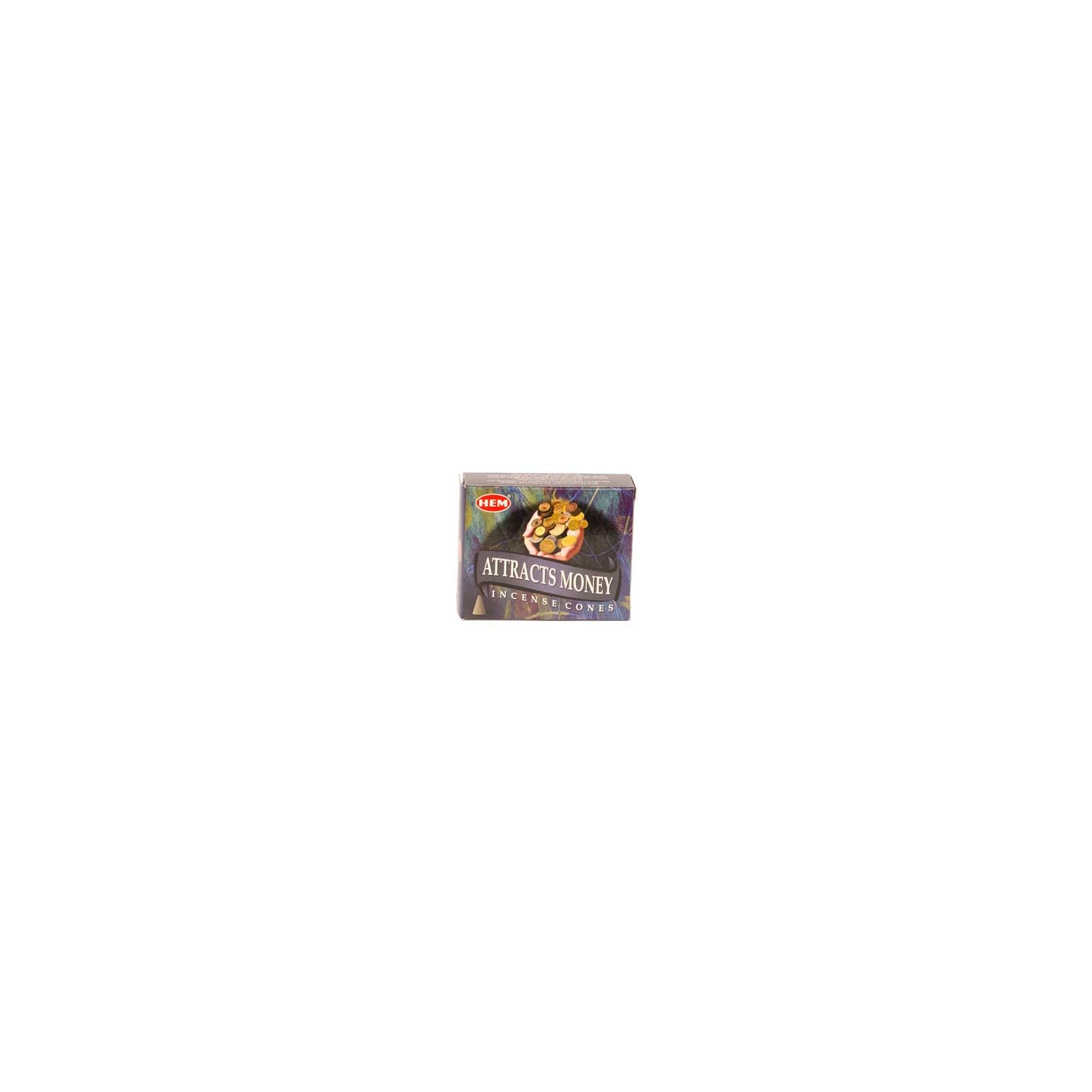 Attract Money HEM Incense Cones - 10 Count