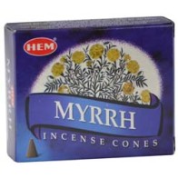 Myrrh Incense Cones for Spiritual Rituals