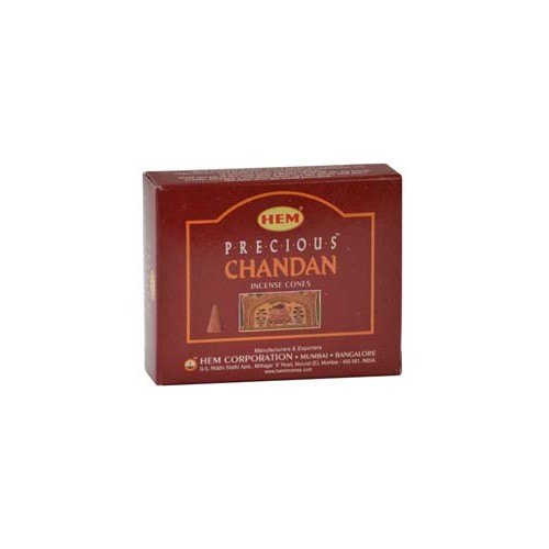 HEM Precious Chandan Incense Cones for Meditation