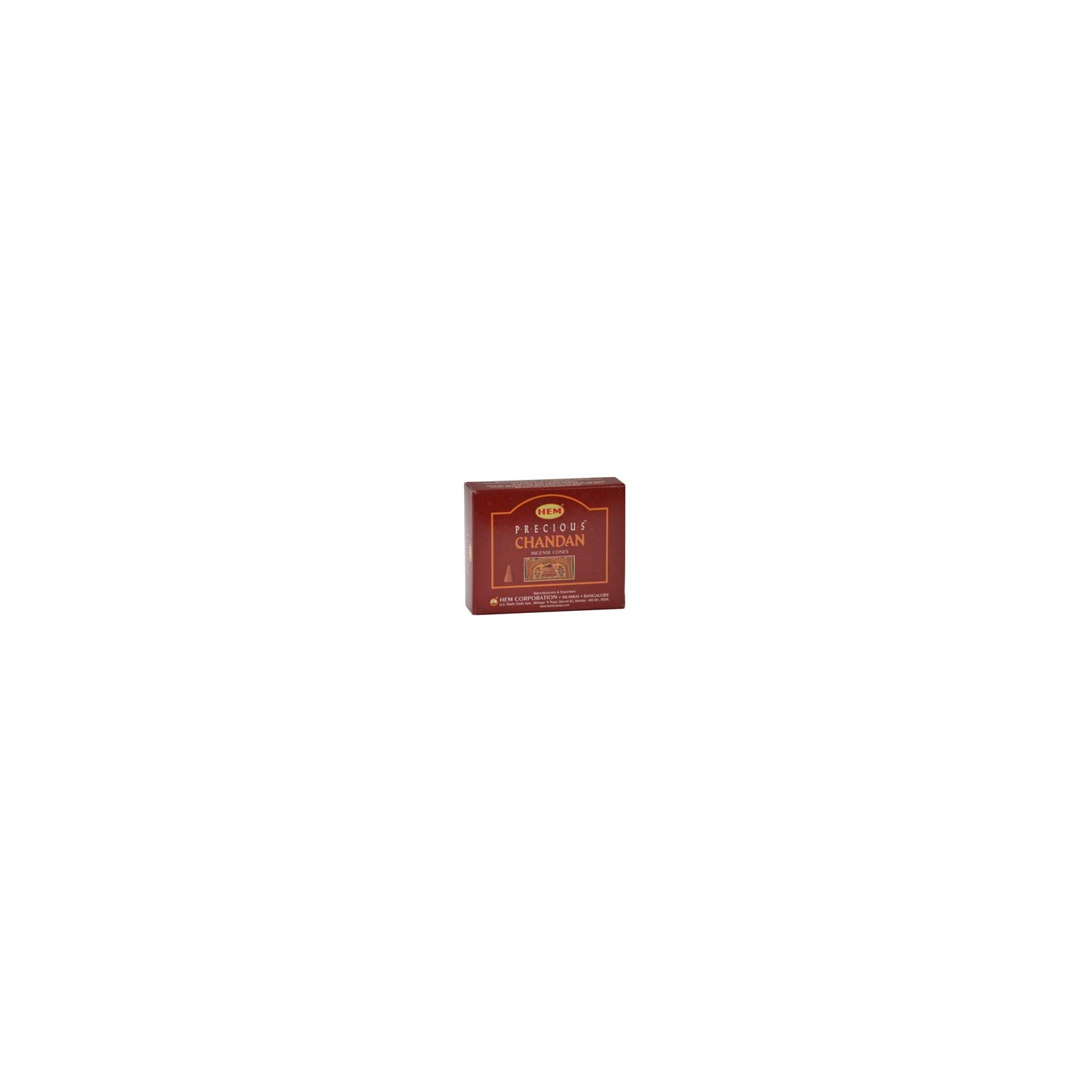 HEM Precious Chandan Incense Cones for Meditation