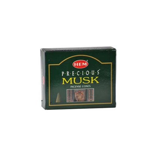 HEM Precious Musk Incense Cones for Cleansing Energy