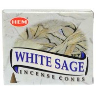 White Sage HEM Cone 10-Pack for Cleansing