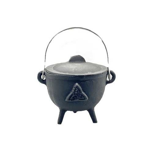 4.5" Triquetra Cast Iron Cauldron