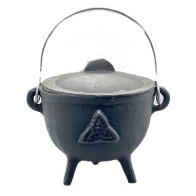 4.5" Triquetra Cast Iron Cauldron