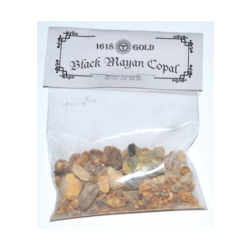 1oz Black Mayan Copal Granular Incense