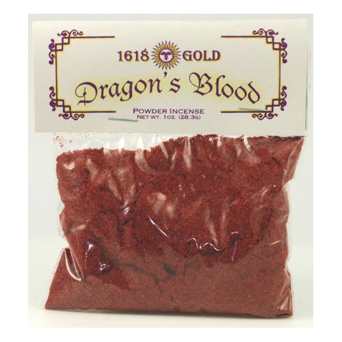 Incienso en Polvo de Sangre de Dragón 1oz para Magia