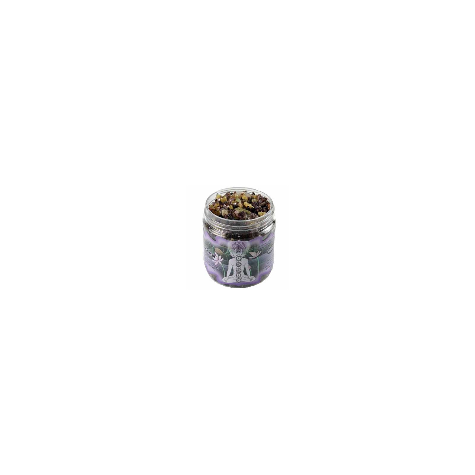 2.4oz Sahasrara Chakra Resin Incense Jar