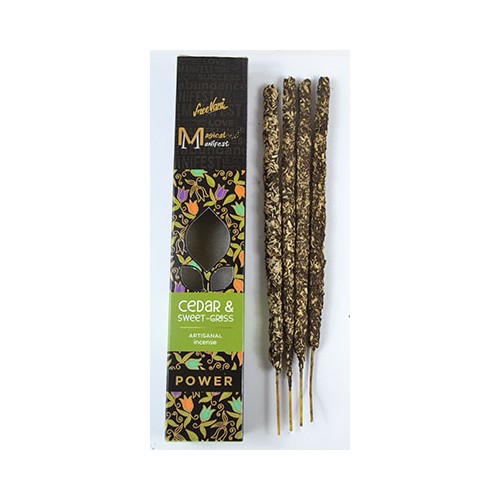 4 Pack Cedar & Sweetgrass Manifest Sticks