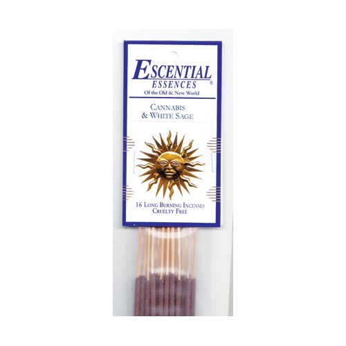 Cannabis & White Sage Incense Sticks for Meditation