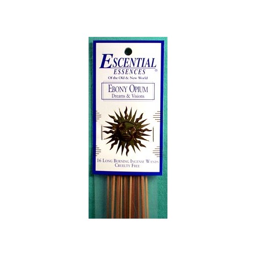 Paquete de 16 Inciensos Ebony Opium para Serenidad