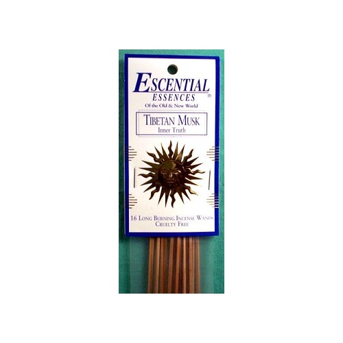 Tibetan Musk Essential Incense Sticks - 16 Pack