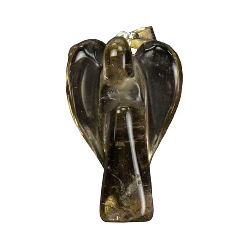 Smoky Quartz Angel Pendant