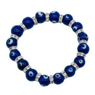 Pulsera Protectora Ojo Maligno Azul 8mm