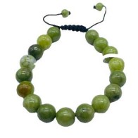 10mm Chinese Jade Adjustable Bracelet