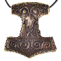 Thor's Hammer Amulet for Strength