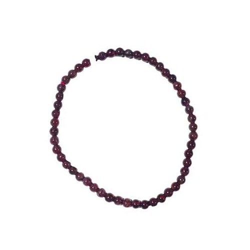 4mm Garnet Bracelet Natural Stone Jewelry