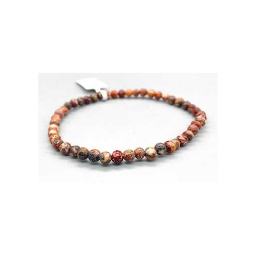 4mm Brecciated Jasper for Grounding and Vitality