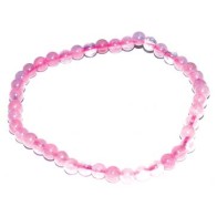 Pulsera de Sanación de Cuarzo Rosa 4mm