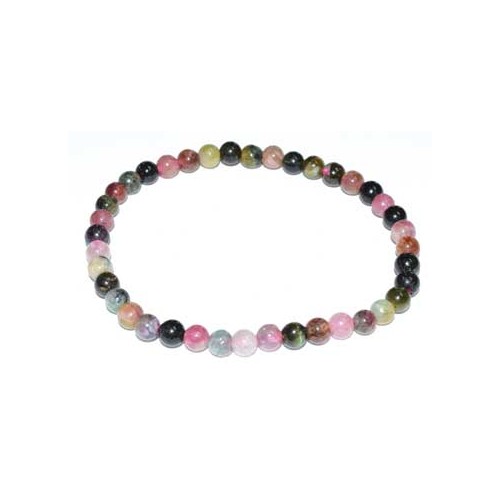 5-7mm Mixed Tourmaline Bracelet for Protection