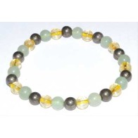 Aventurine, Citrine & Pyrite Abundance Bracelet